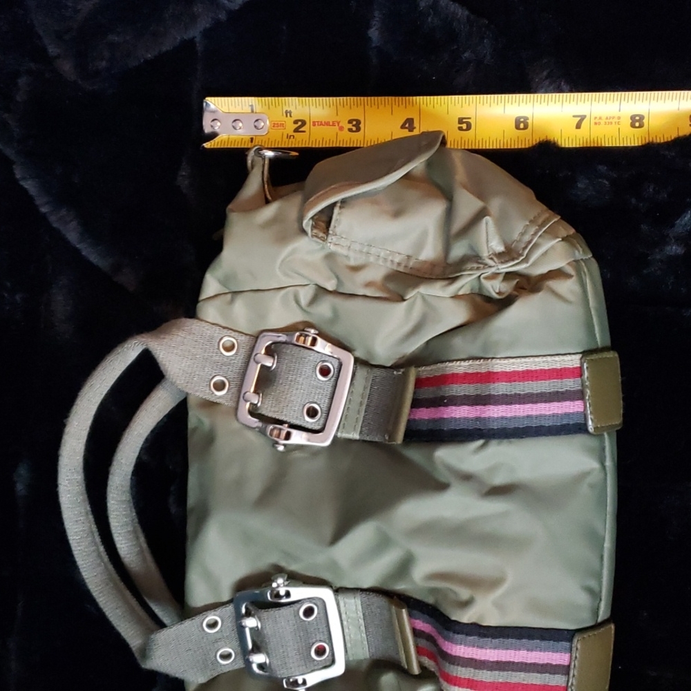 Guang Tong Army Green Nylon Purse Bag - Picture 9 of 9